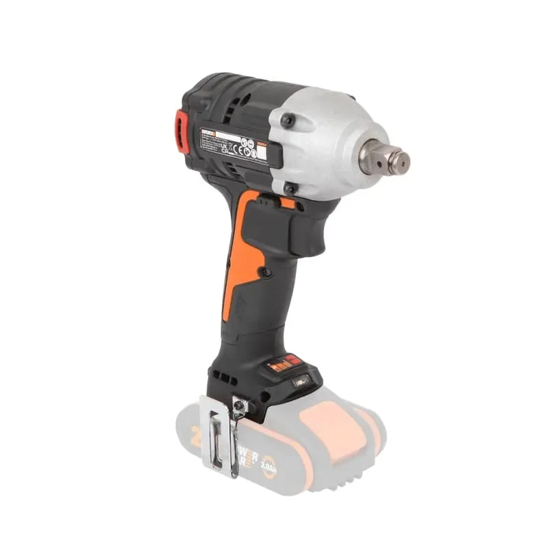 Гайковерт WORX WX272 20V бесщеточный аккумуляторный — детальное фото